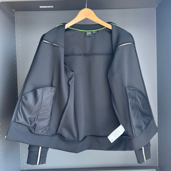 HUGO BOSS Zip-up sweatshirt with tape inserts - Picture 3 of 5